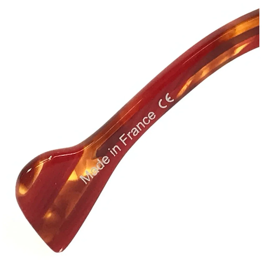 BOZ Eyeglasses Frames ZAZIE 2030 Blue Red Cat Eye Patterned 51-16-135
